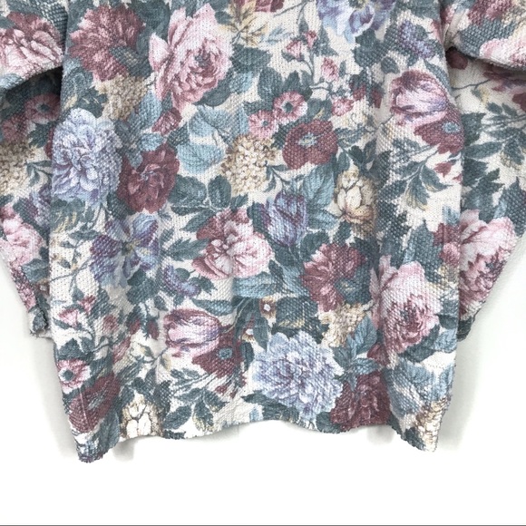 Vintage Rose Floral Sweater - Picture 10 of 11